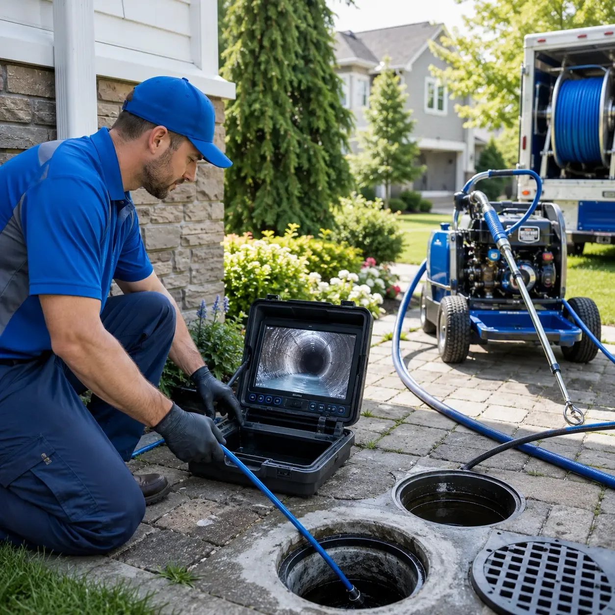 Outdoor drain cleaning professionals serving Ferrisburgh, VT